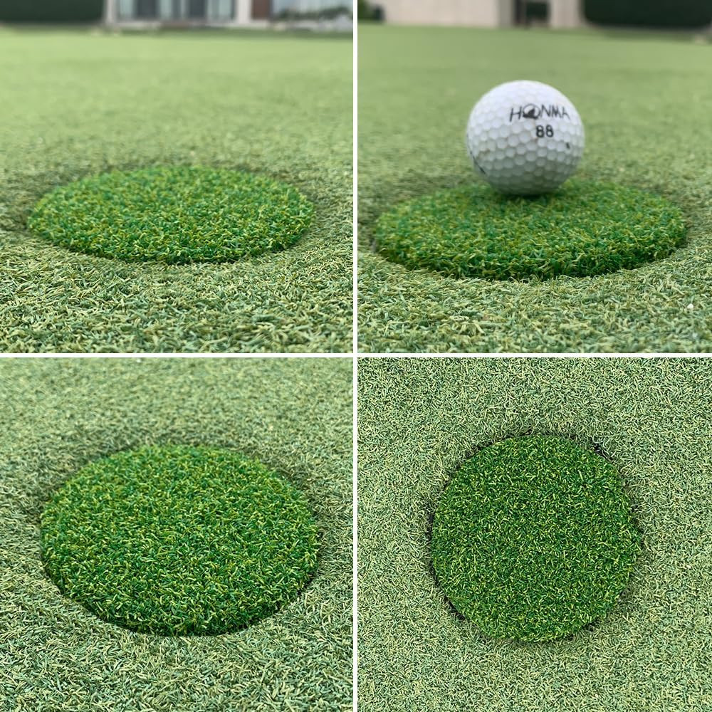 Golf Hole Cup Putting Green for Backyard Practice - 2 Pieces