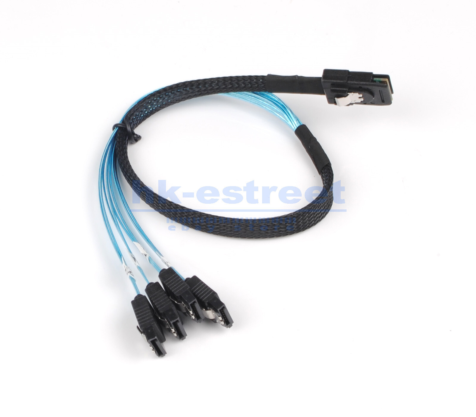 Lot Mini SAS to 4-SATA SFF-8087 Multi-Lane Forward Breakout Internal Cable US