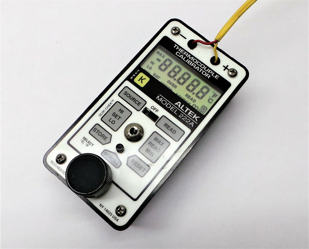 ALTEK 222A THERMOCOUPLE CALIBRATOR.