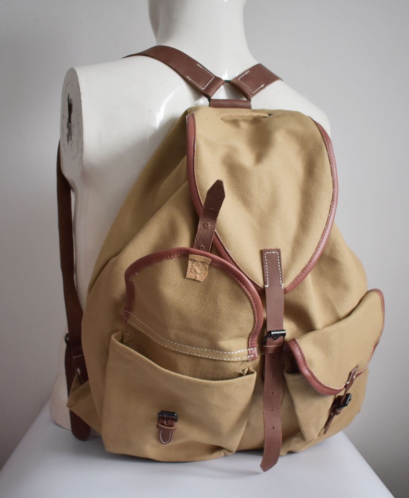 WW2 GERMAN ARMY SOLDIER HEER MOUNTAIN TROOPS CANVAS BACKPACK