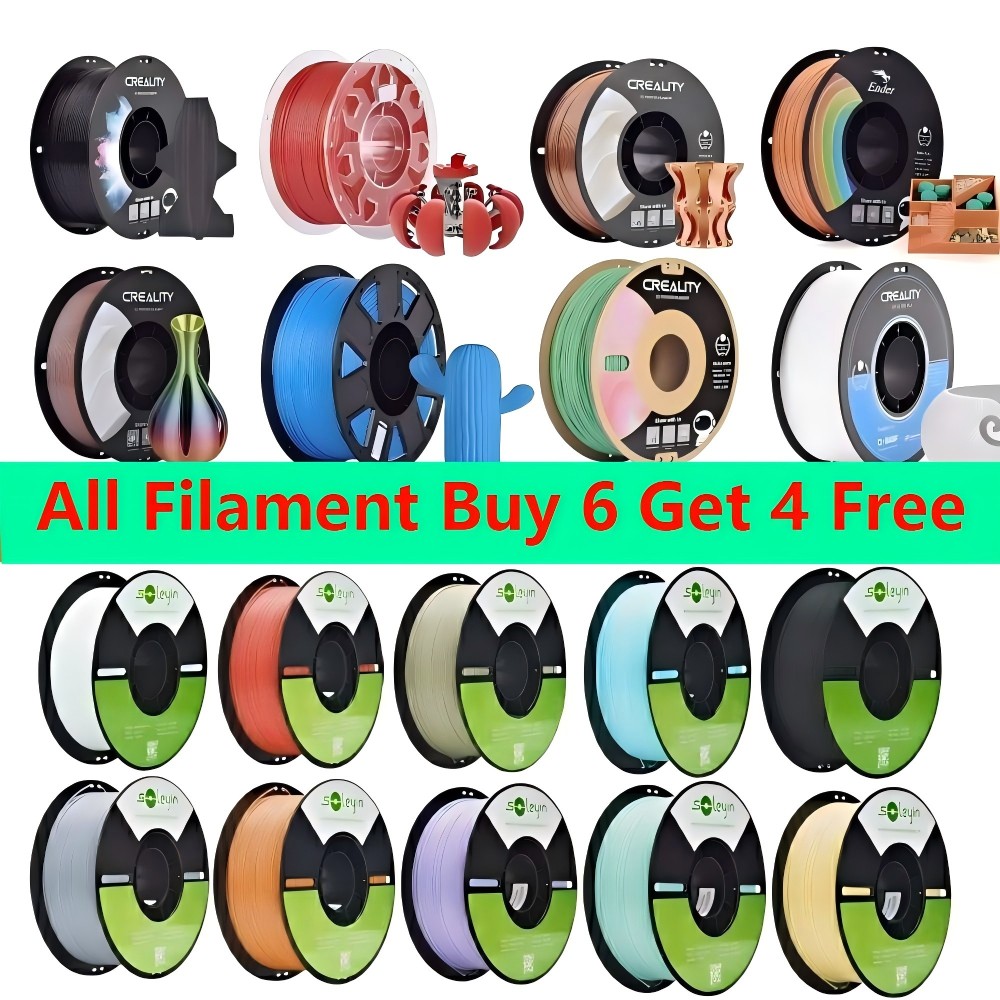 Creality Soleyin Ultra PLA/PLA/PETG PLA/Silk PLA 3D Printer Filament 1.75mm 1KG