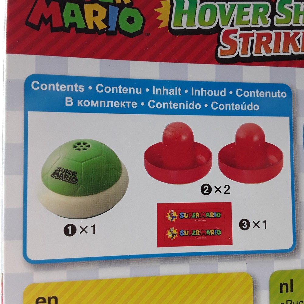 Epoch Games Super Mario Hover Shell Strike Tabletop or Floor Multiplayer Game