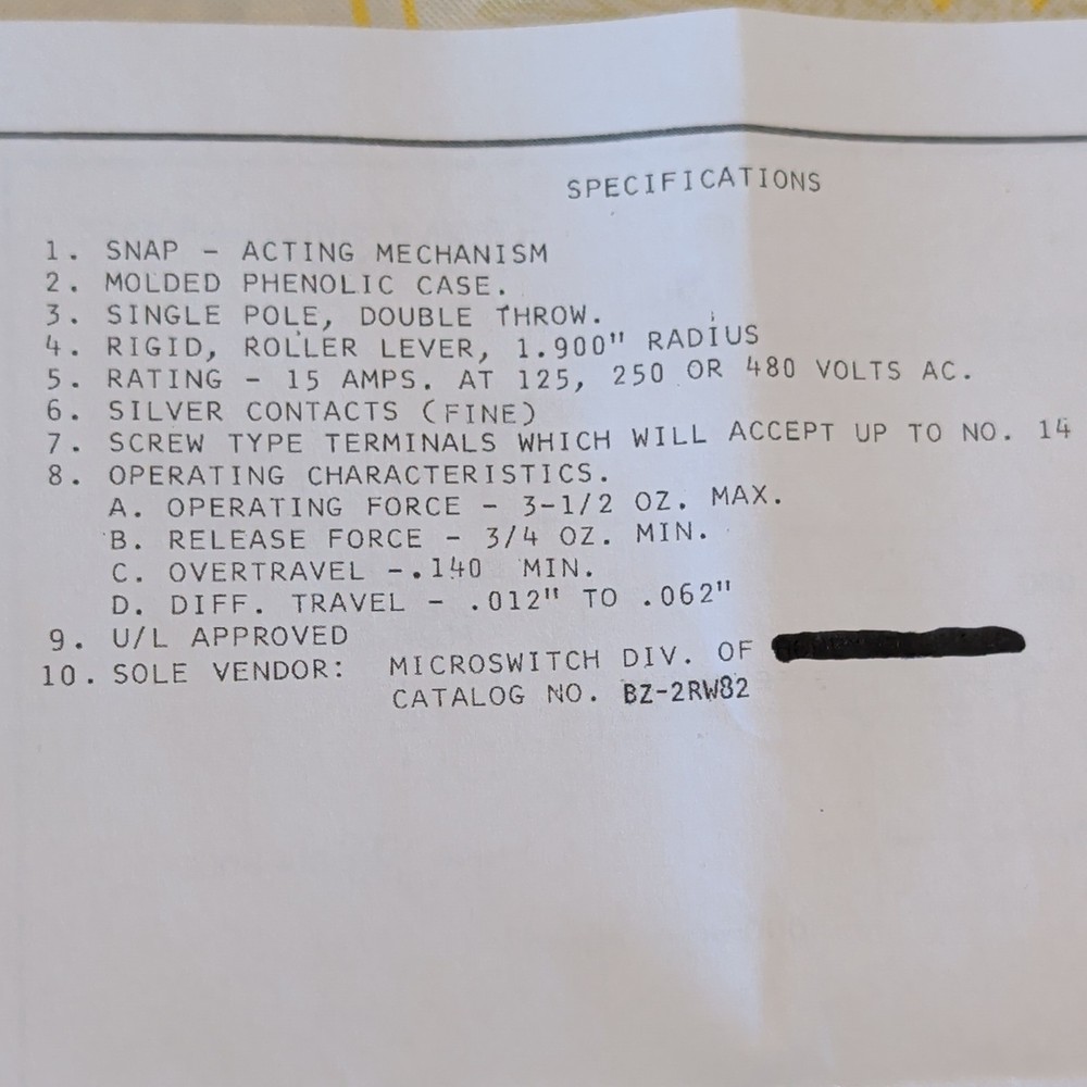 BZ-2RW82 Basic Switch Roller switch Micro switch SPDT 15A BZ Series BZ-2RW82