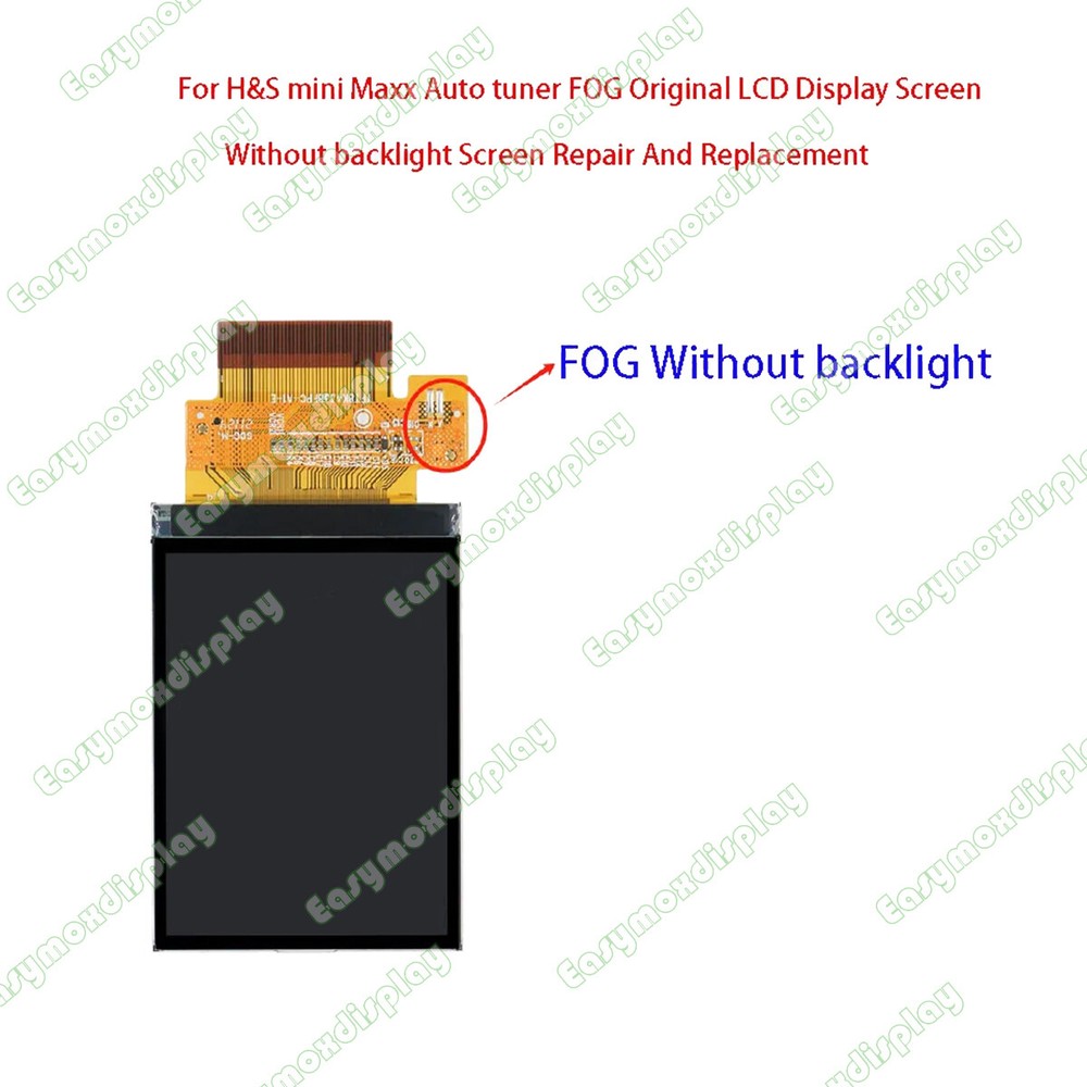 LCD Display Screen For H&S mini Maxx FOG Without Backlight Replacement