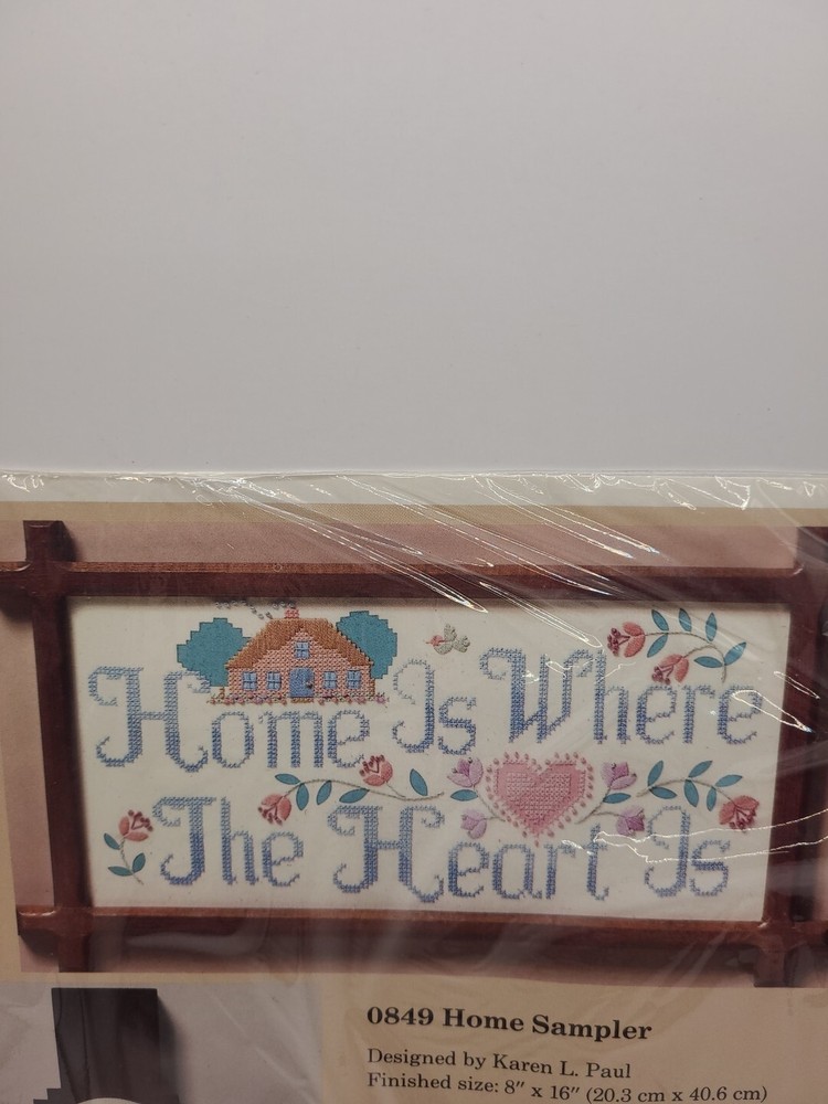 CREATIVE CIRCLE 0849 Home Sampler Needlecraft Kit NEW