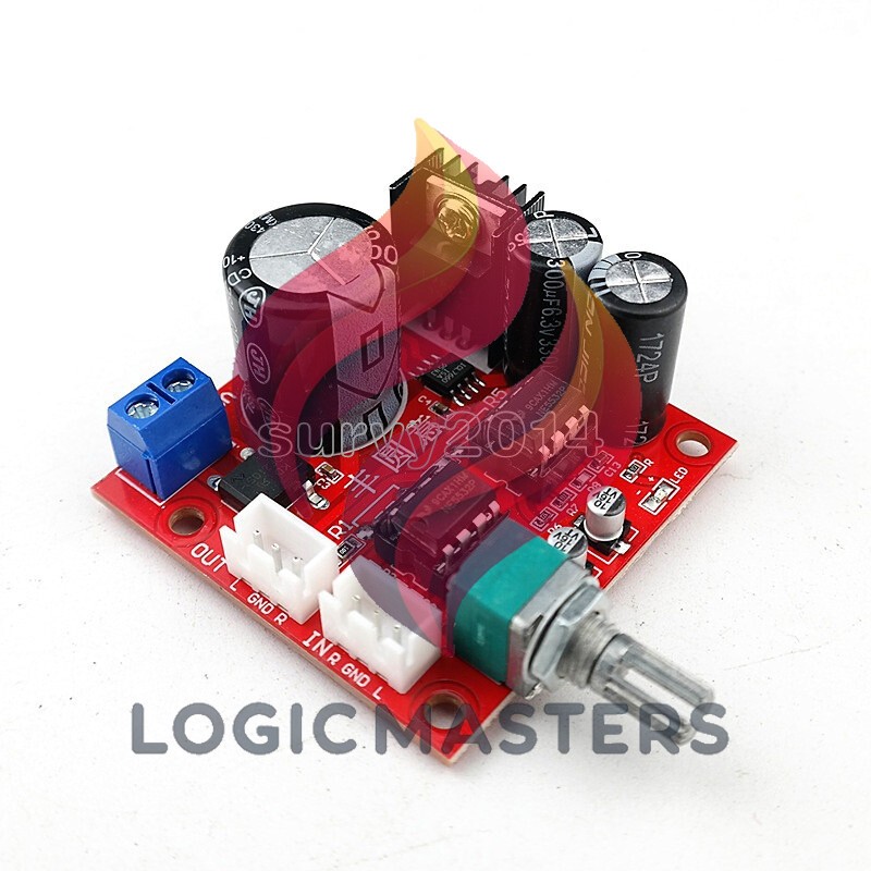 NE5532 Preamplifier Board Single Power Supply Dual Op Amp Preamplifier Module