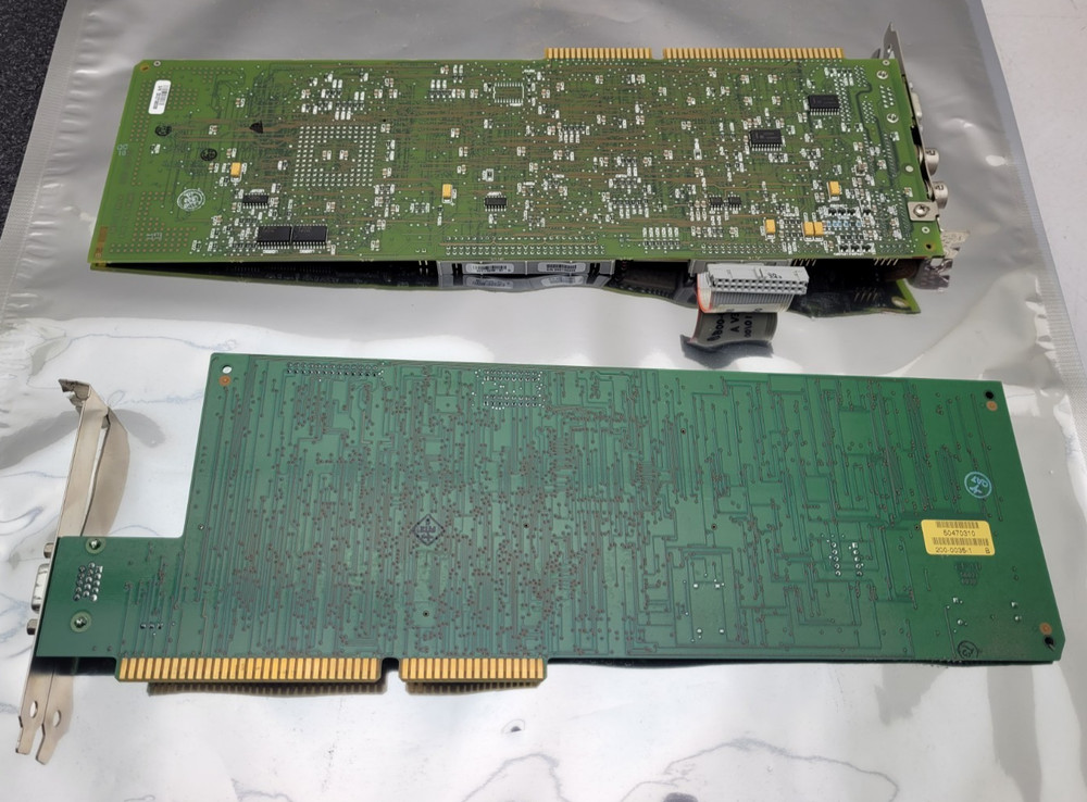 Cognex VM16A 200-0075-RE Vision Image Board + VideoMixer ISA Card Working Pull