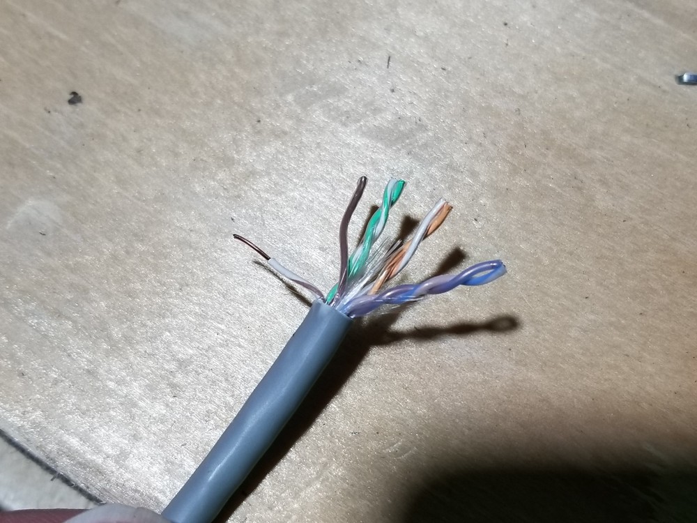 Hyperline 23/4P CAT6 LAN UTP Networking Ethernet Cable CMP/Plenum Gray /100ft