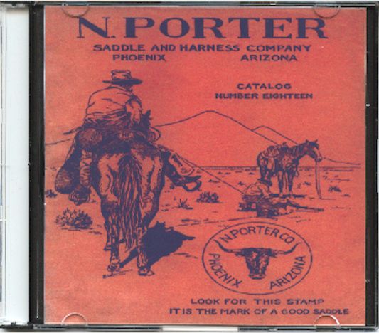 1931 N. Porter Catalog No. 18 on CD - Spurs, Bits, Saddles and more