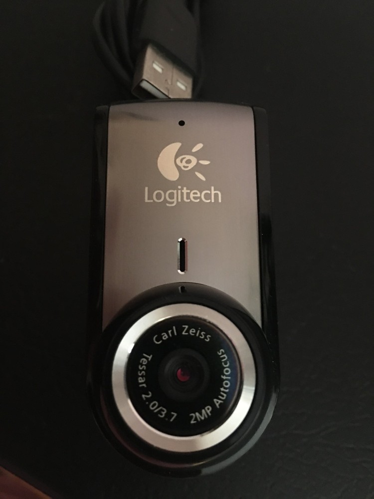 Logitech Web Cam with stick & USB Microphone Used - Fully Working