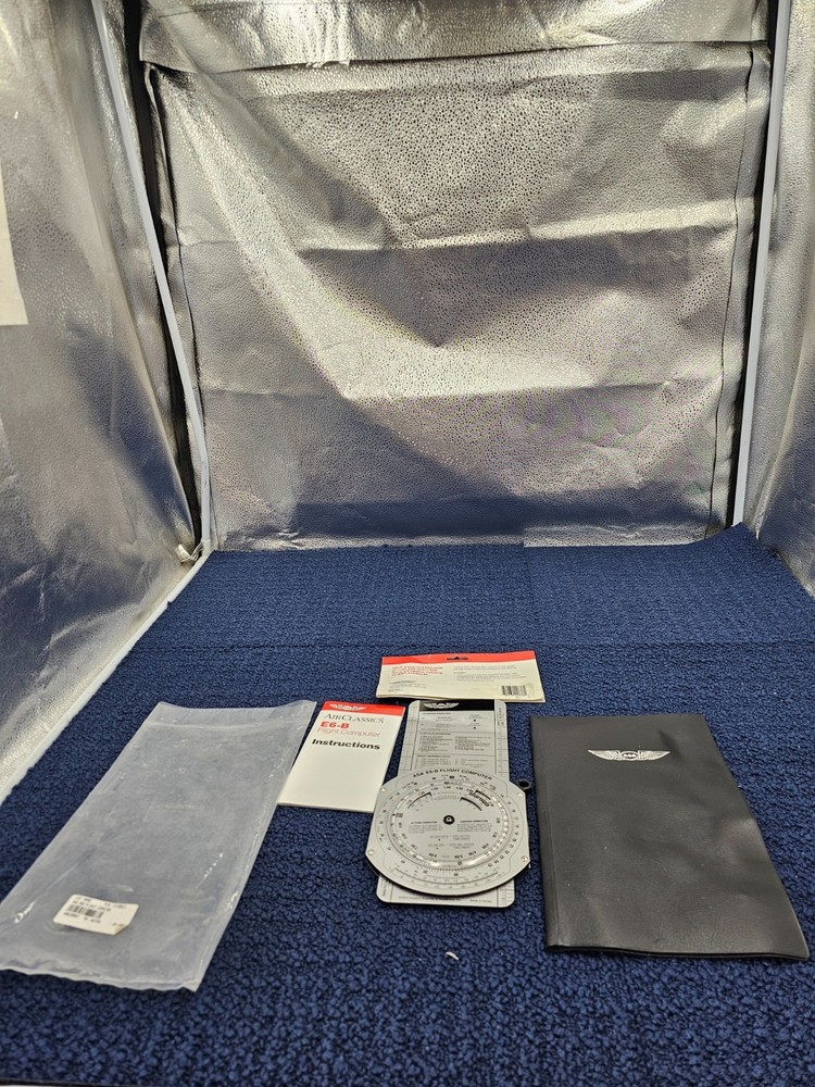 ASA AirClassics E6-B Aviation Flight Computer ASA-E6B W/ Instructions