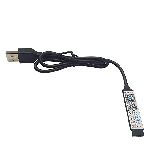 Mini RGB Bluetooth Controller Music LED Light Strip Controller for USB 5-24V