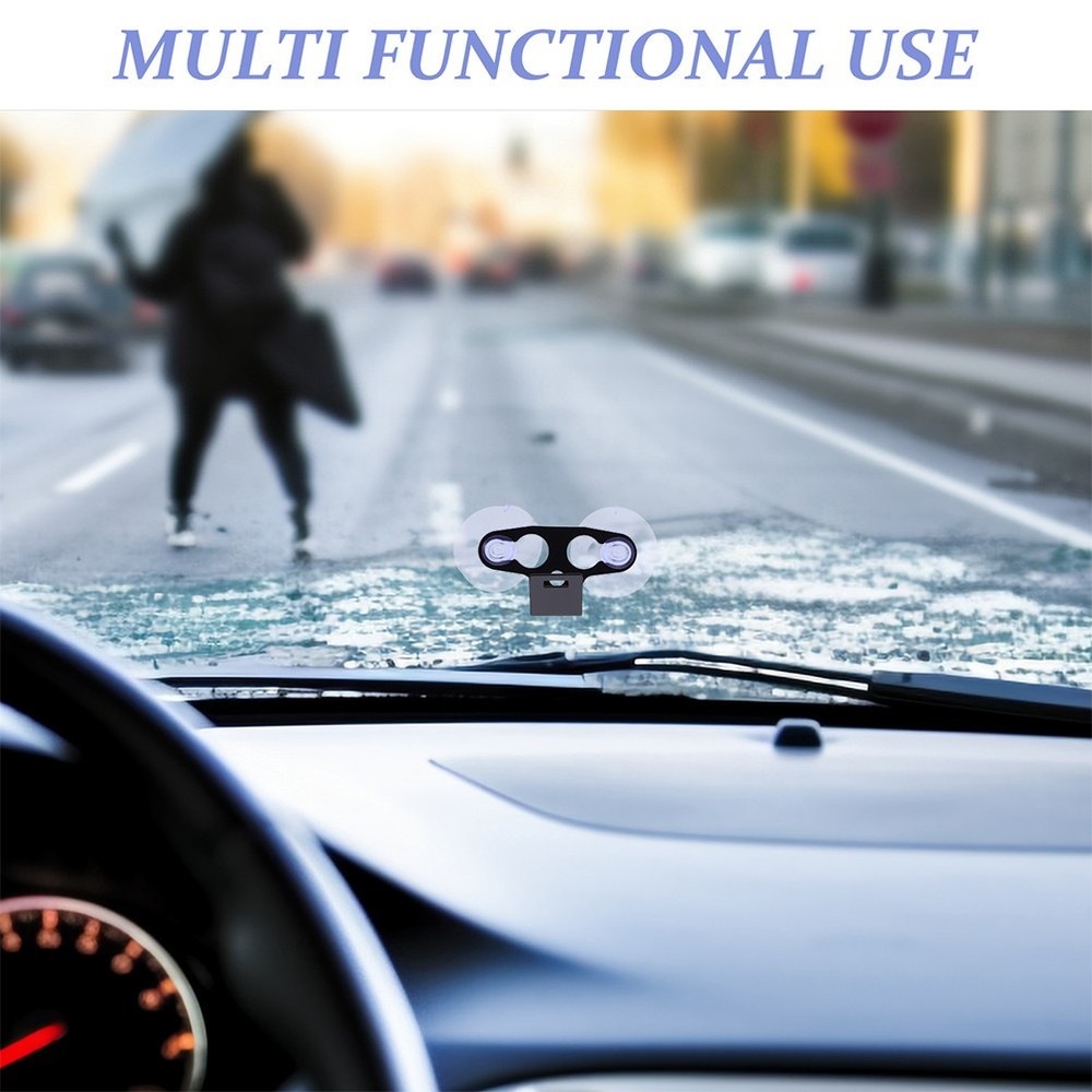 2 Pcs Windshield Mounting Accessory Dashboard Radar Bracket Car Holder