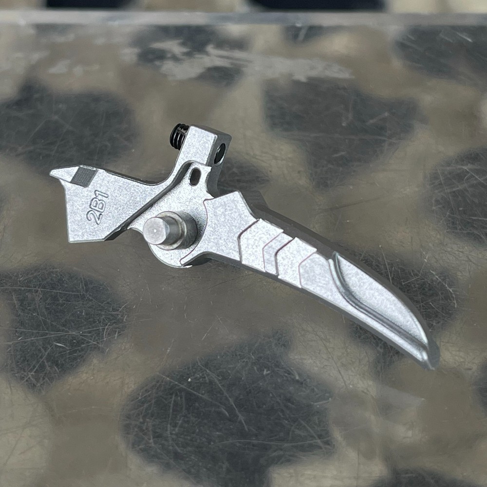 NEW Gate Nova Adjustable Aluminum Trigger - 2B1 - Silver (NT-2B1-SLVR)