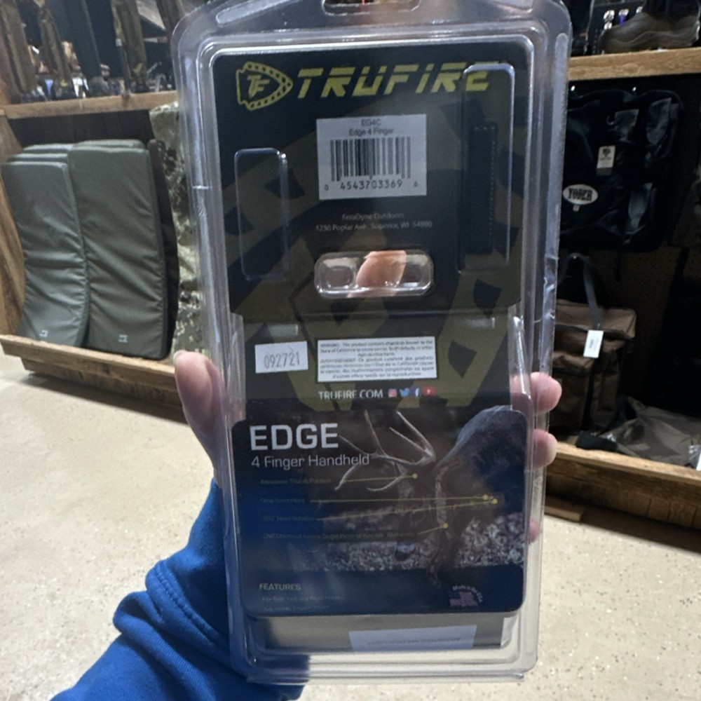 Tru-Fire Edge 4 Finger Handheld Thumb Trigger Release for Compound Bow