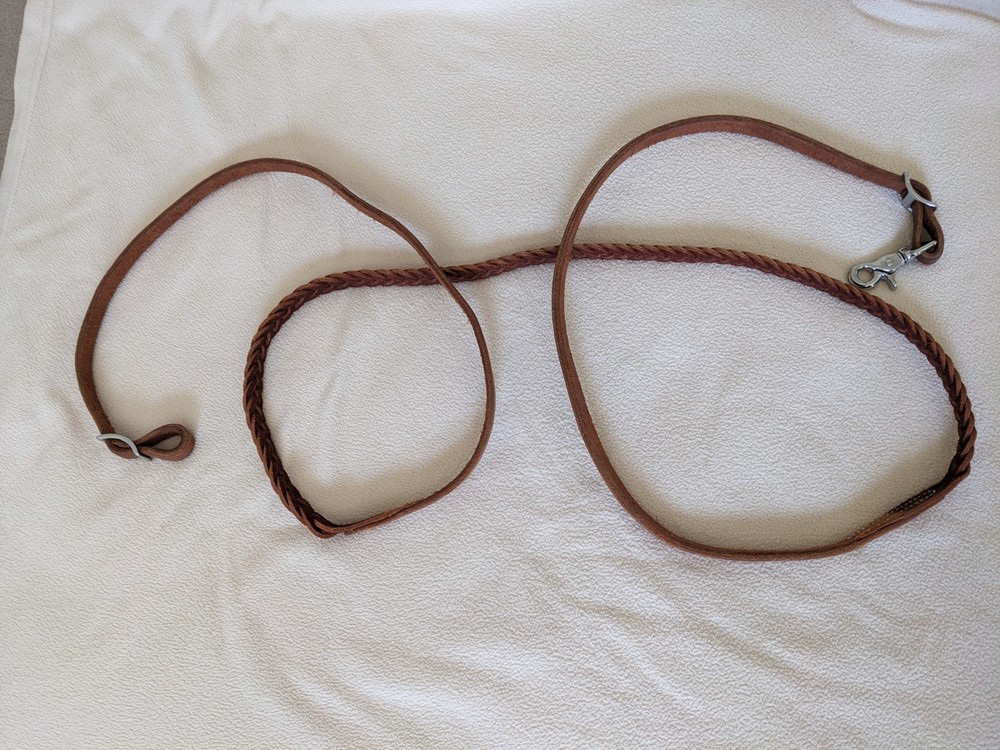 braided roping reins