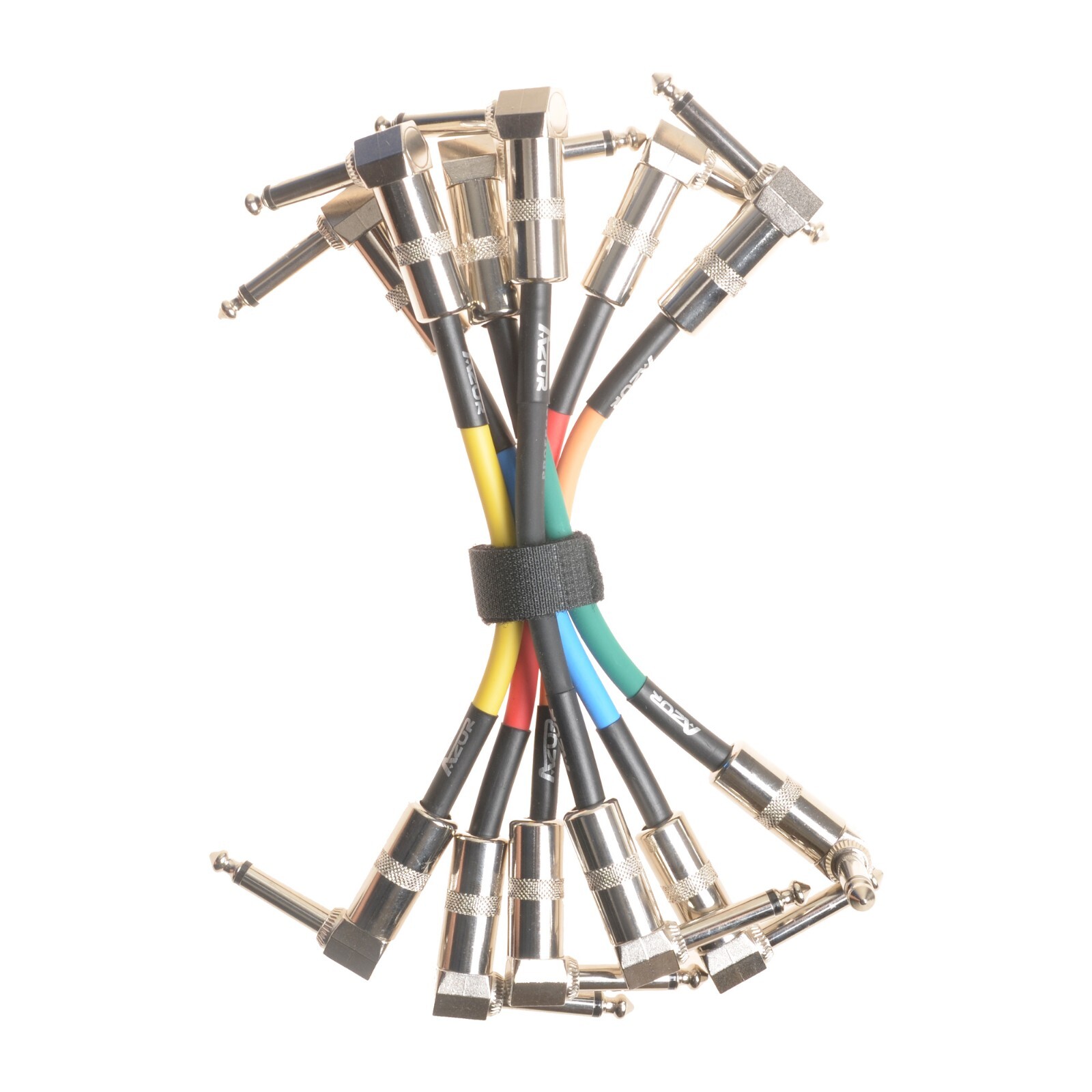 AZOR Connector Cable 2 Heads Pedal Line 11cm Patch Cable For Guitar Pedal Effect