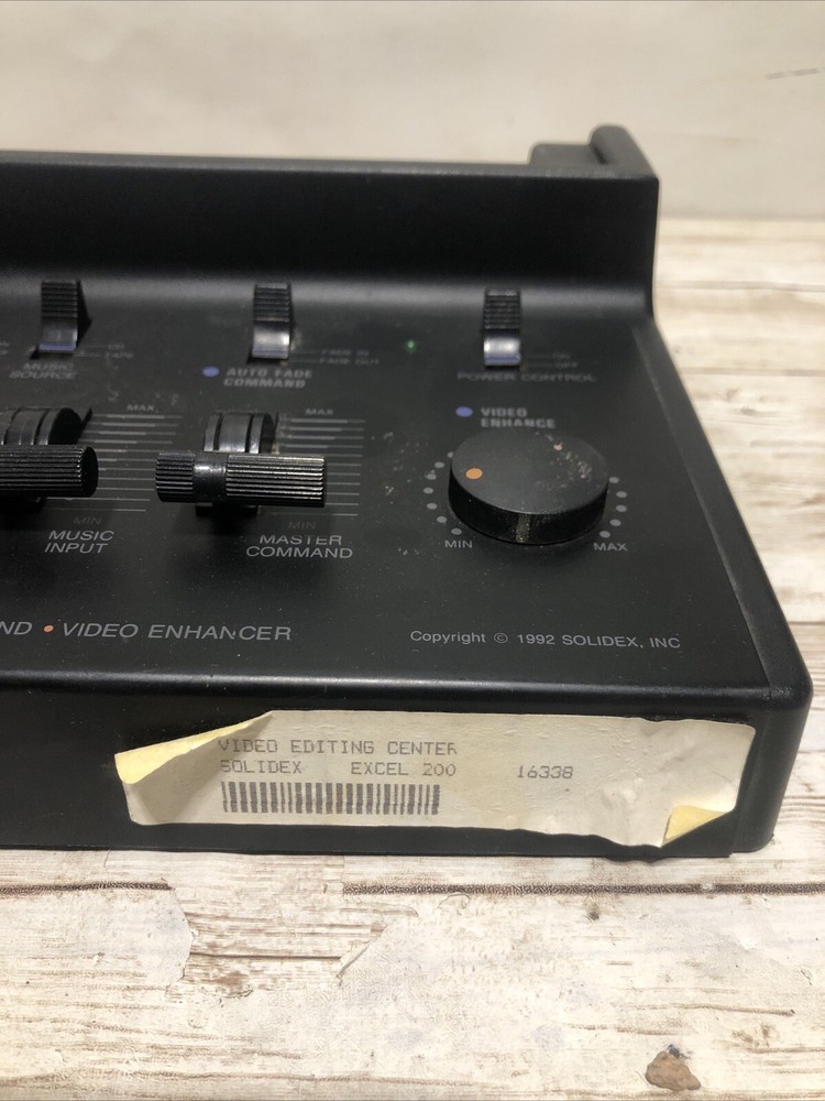 Solidex Video Editing Excel 200 Untested