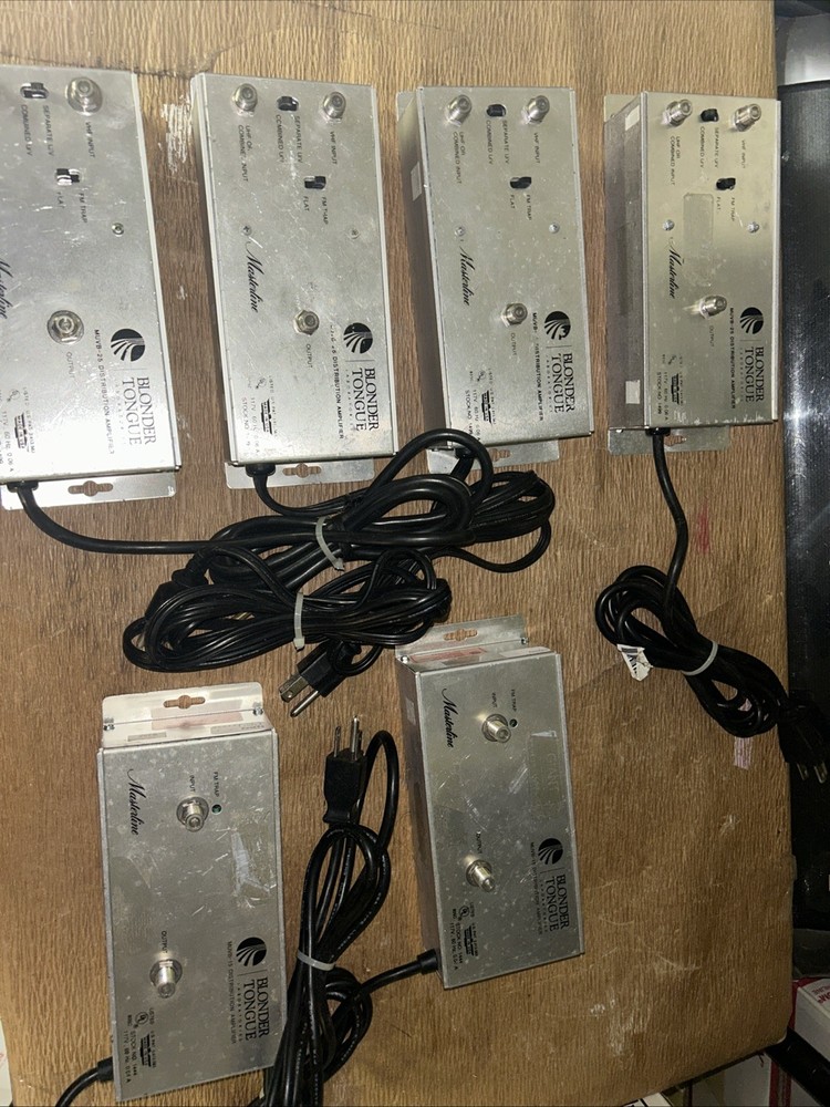 6 PCS. Masterline MUVE -25 Distribution Amplifier