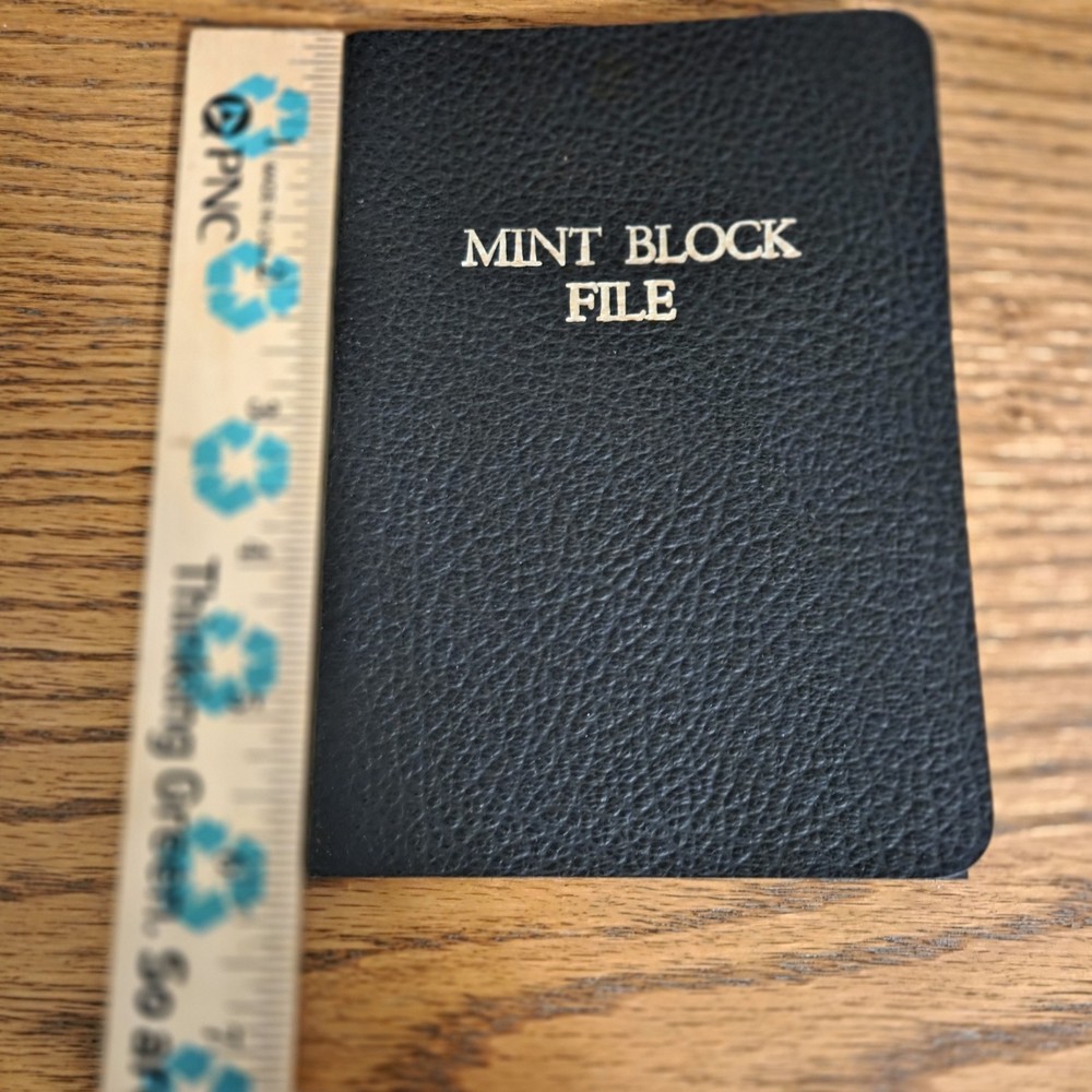 Mint Block File Empty Brand New Stamp Collecting Vintage