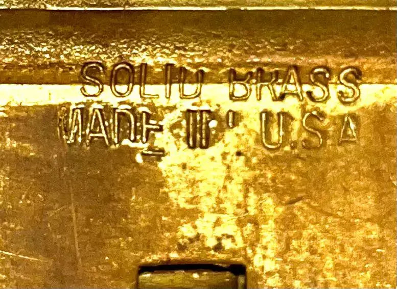 USA Made Brass WW2 Air Force Belt Buckle