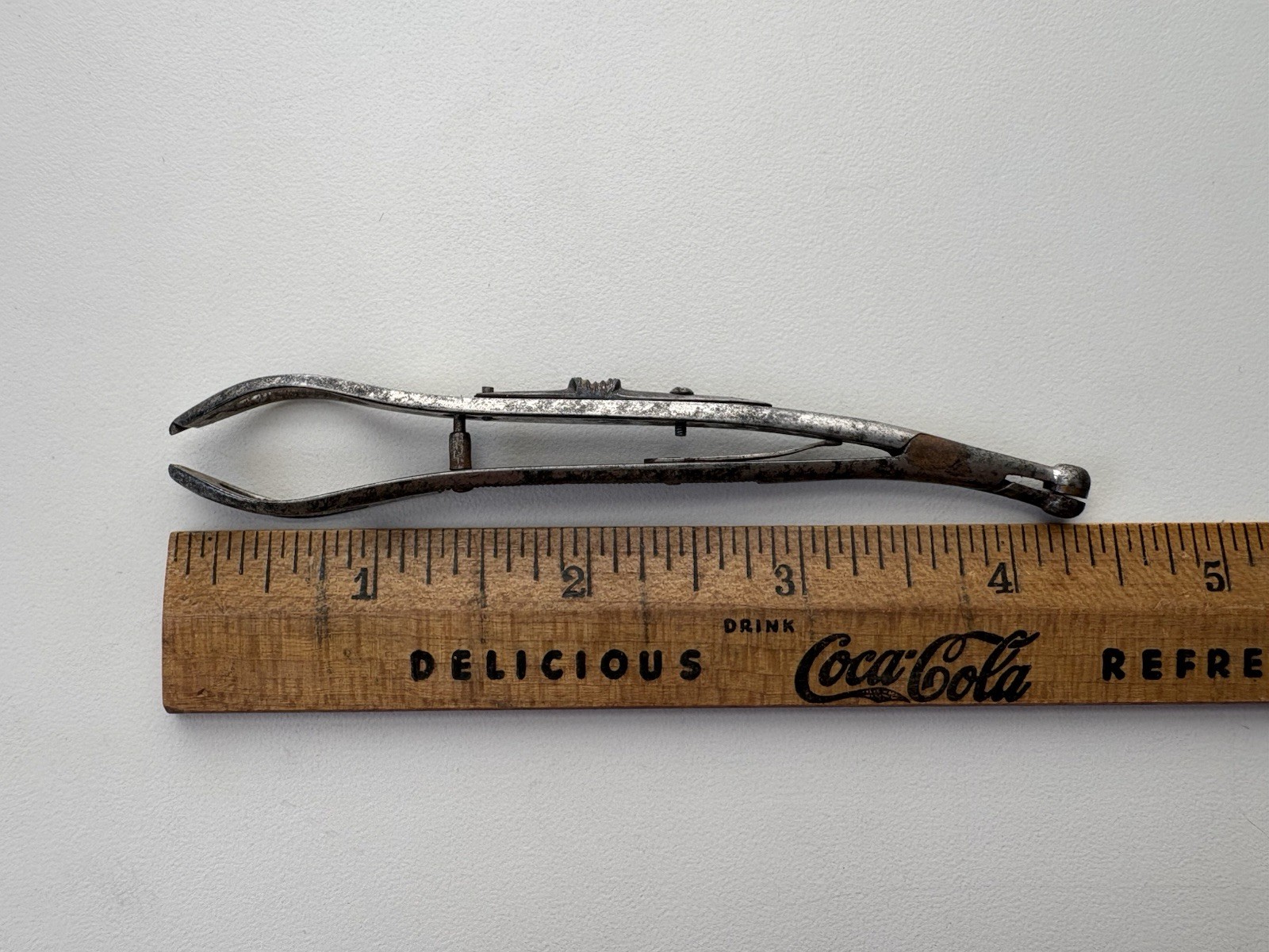 Antique A.L. Hernstein NY Forceps Tweezers Civil War Era Surgical Medical Tool