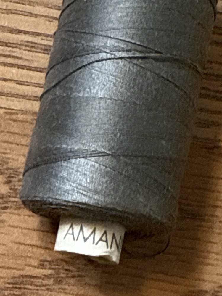 Amann Serger Thread Gray Overlock Sewing Thread Spool Made in Germany