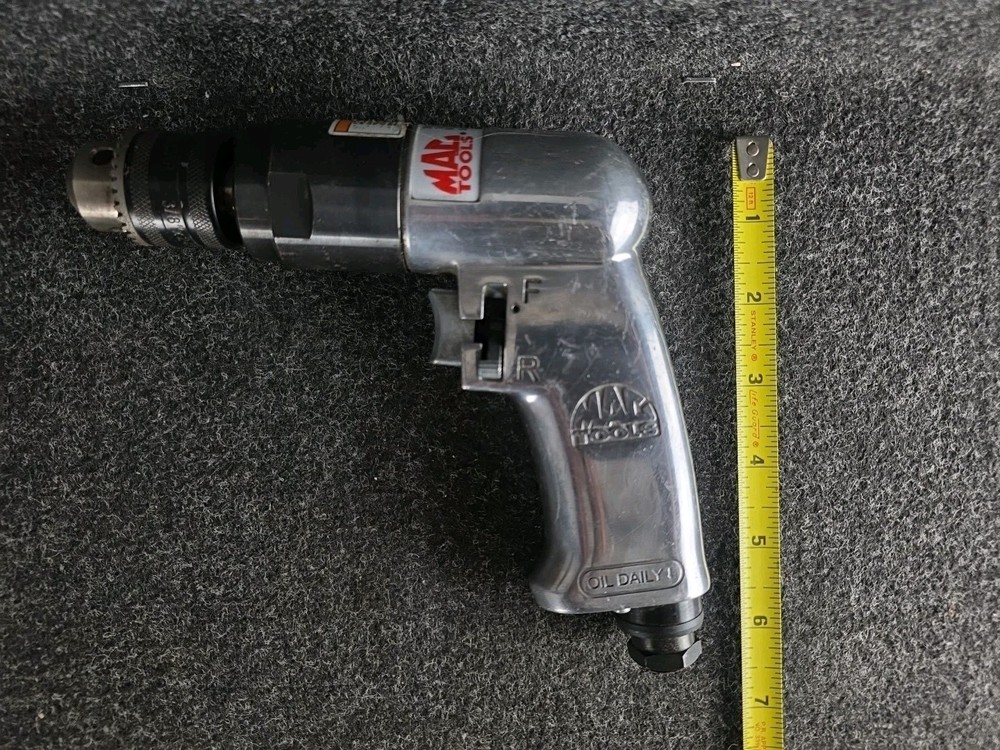 Mac Tools 3/8" Reversible Drill Model AD540 Air Drill Reversable Pneumatic