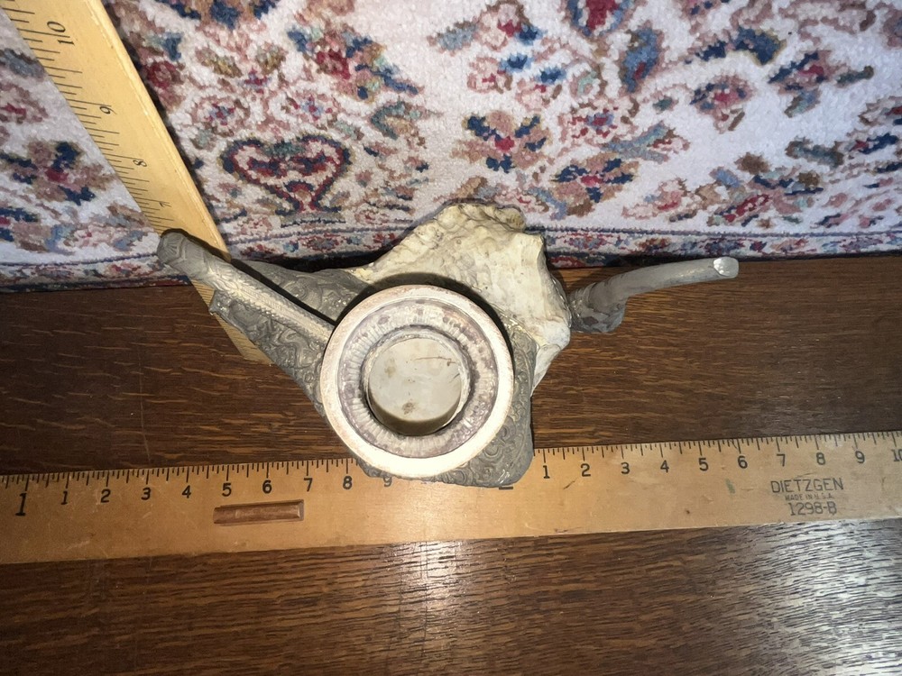 Silverplate & Sea Shell Wine Server