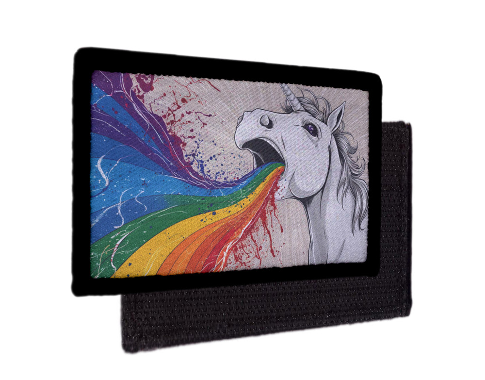 Unicorn Rainbow Puke Meme Patch Morale Tactical Hook [sub]