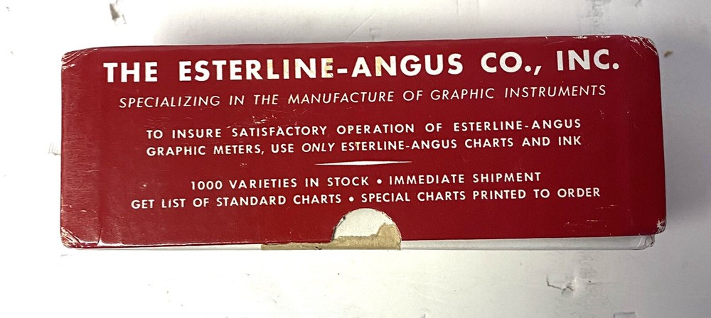 Esterline Angus Record Chart 4332-A