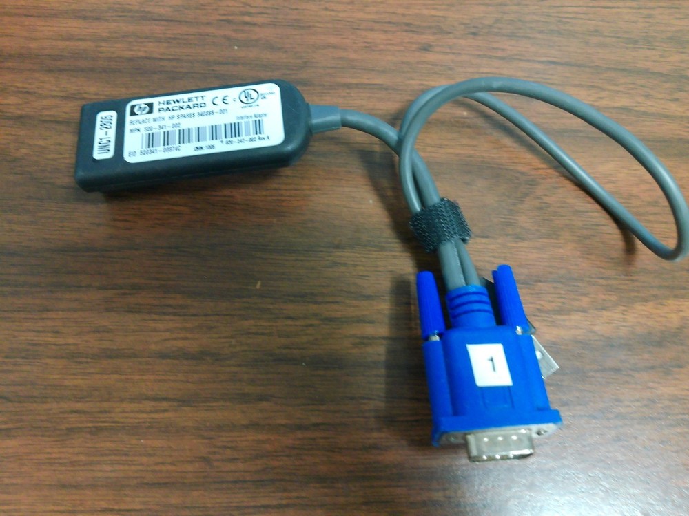 Original HP 520-341-002 KVM USB Interface Adapter Cable