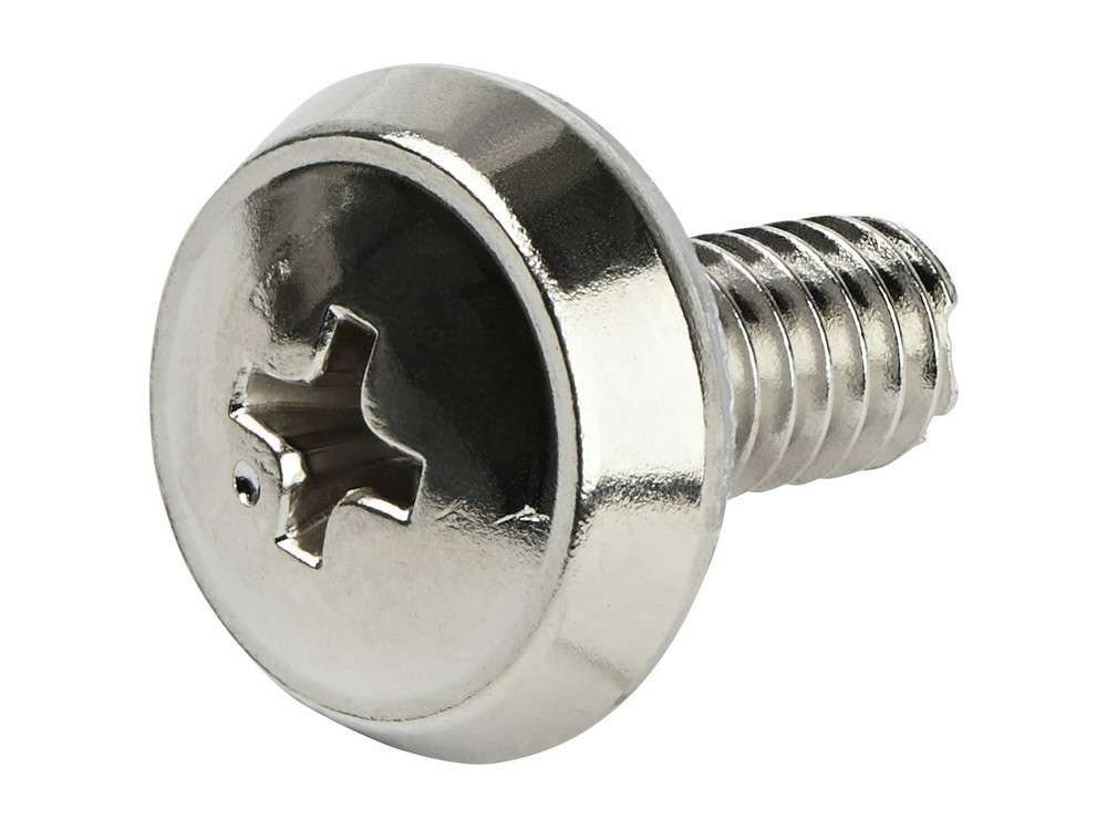 StarTechcom Server Rack Screws 12-24 Pack Nickel Plated Screws