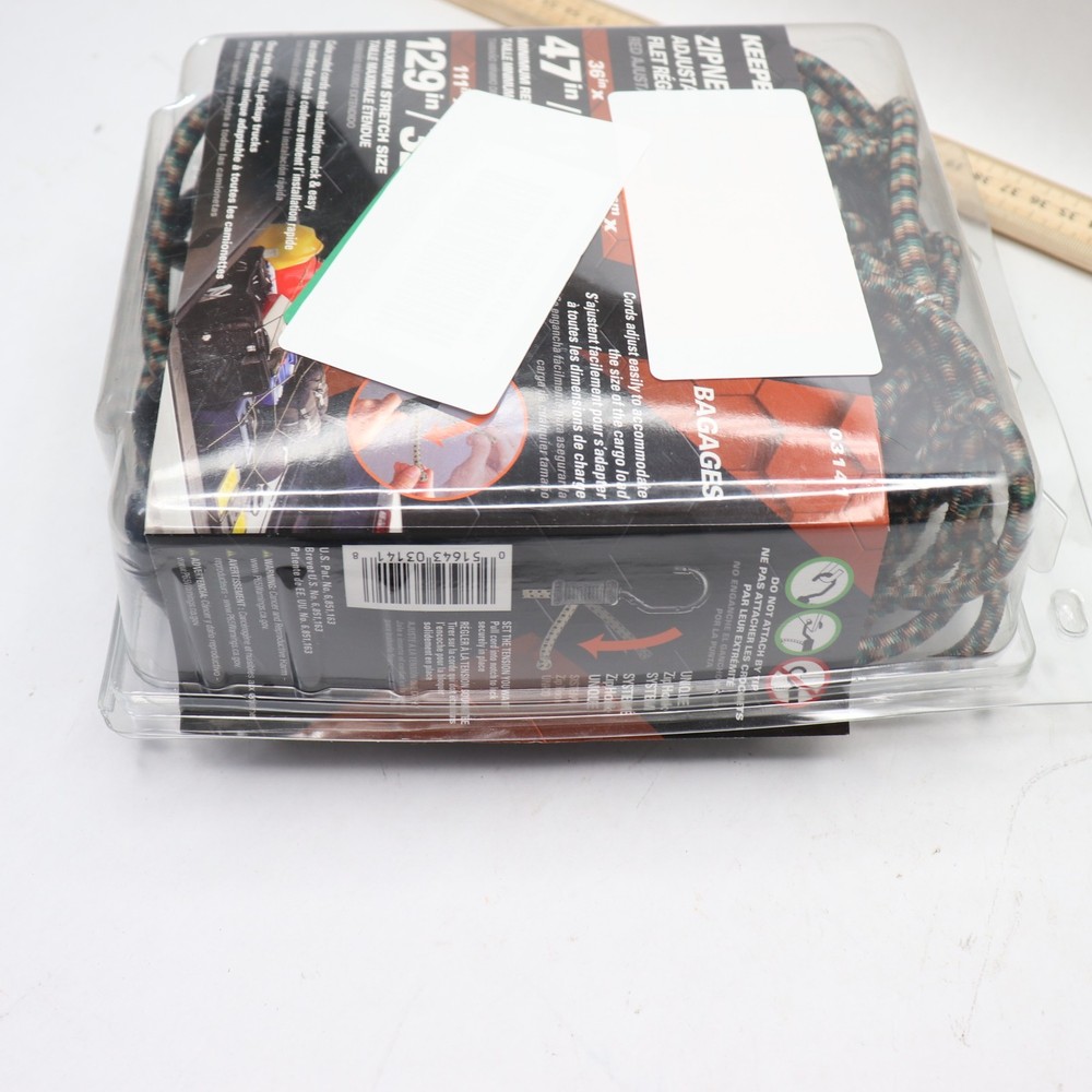 Keeper ZipNet Camo Adjustable Cargo Net