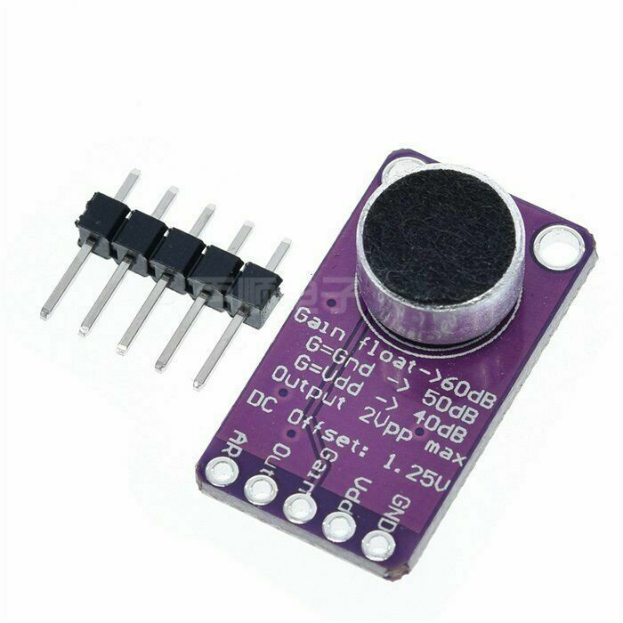 1PCS MAX9814 Electret Microphone Amplifier Board Module AGC Auto Gain