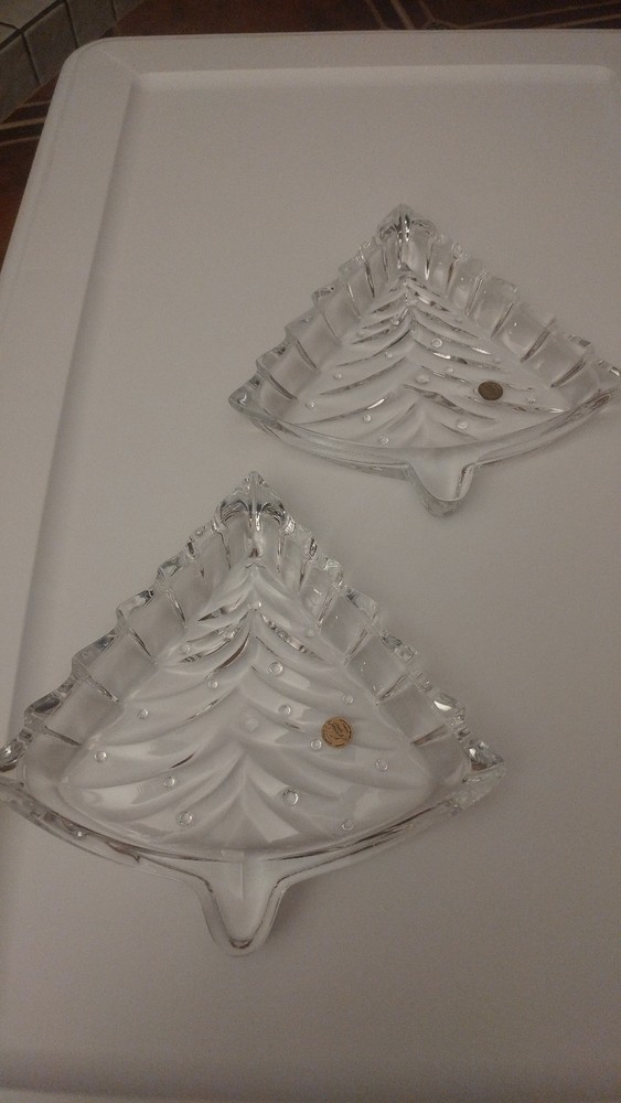 Cristal Darques Christmas Candy Dish
