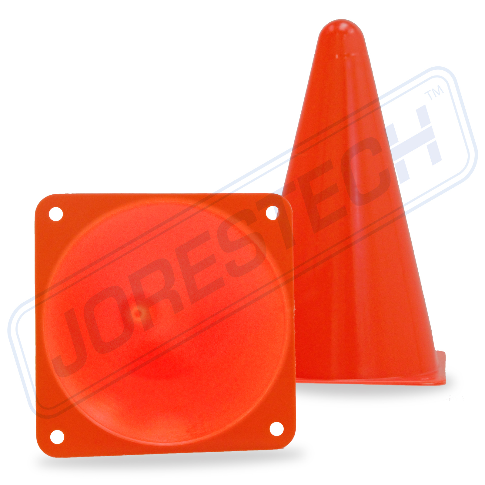 9" INCH ORANGE CONES (SET OF 12) SPORTS AGILITY TRAFFIC FIELD ROAD SOCCER