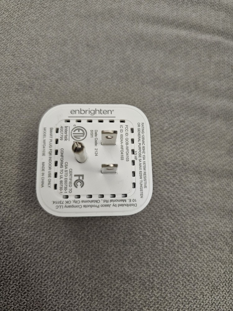 Enbrighten Single Outlet Wifi Smart Plug