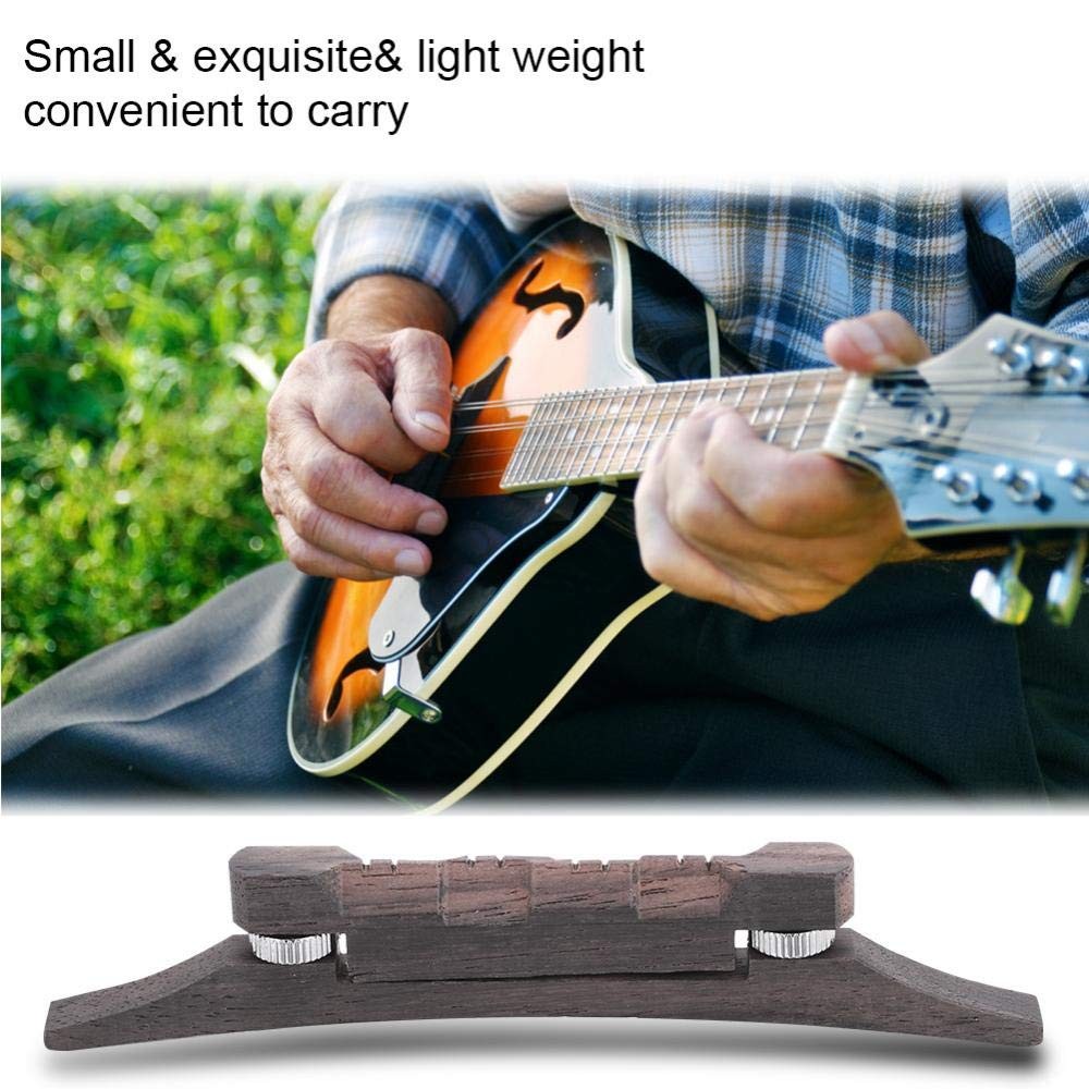 Mandolin Bridge Rosewood Adjustable Replacement Playing...