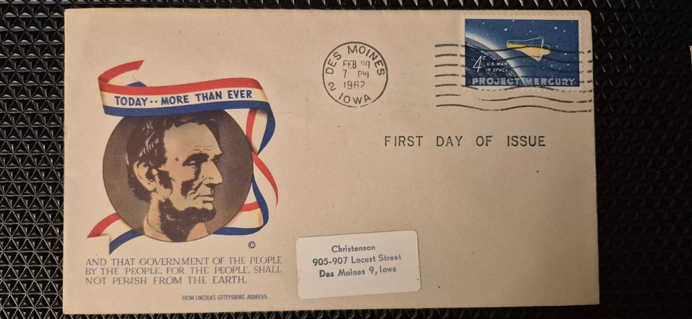 1962 Milestone / Event Covers