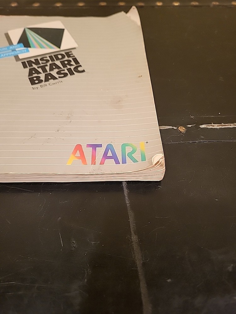 INSIDE ATARI BASIC By Bill Carris Atari Vintage Manual 400/800/XL/XE Preowned