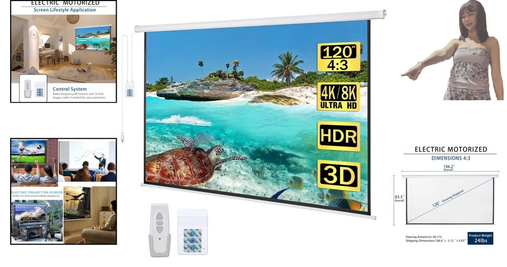 Motorized Projector Screen