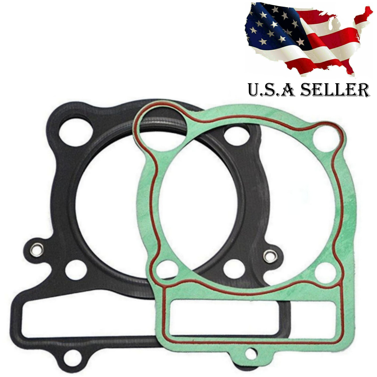 fits Yamaha Warrior 350 Cylinder Head Piston Gasket Top End Kit Set 1987 - 2004