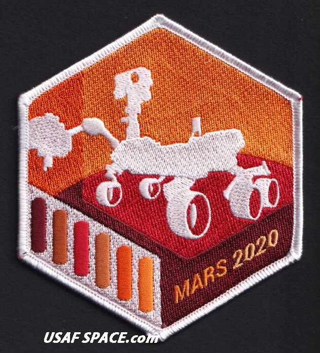 Authentic MARS 2020 PERSEVERANCE- NASA JPL USAF SPACE- 4" -ROVER Mission PATCH