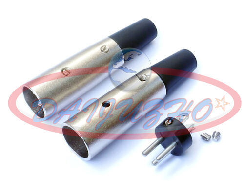 ONE MicrophPatch XLR Male 3-pin Plug Connector NEW