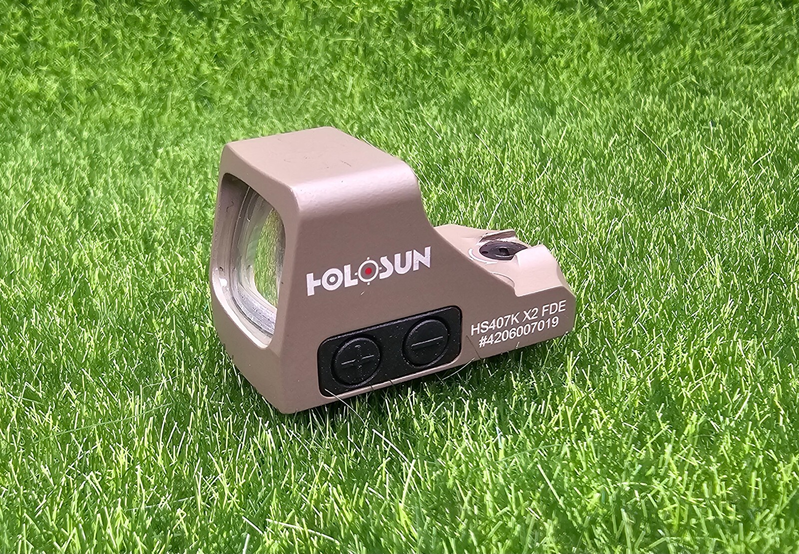 Holosun Classic Open Reflex Red Dot Sight 6 MOA Dot, FDE - HS407K X2 FDE