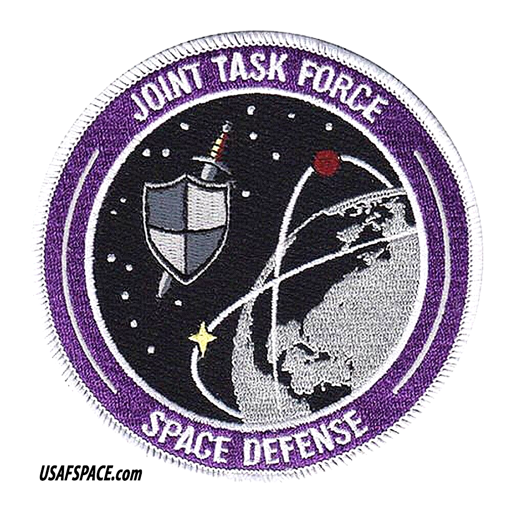 JOINT TASK FORCE-SPACE DEFENSE -JTF-SD-USSPACECOM- Schriever SFB- USSF VEL PATCH
