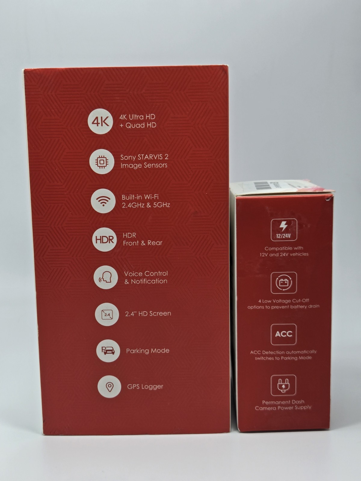 VIOFO A229 Pro 4K HDR Dash Cam 4K+2K Front and Rear +Hardwire Kit