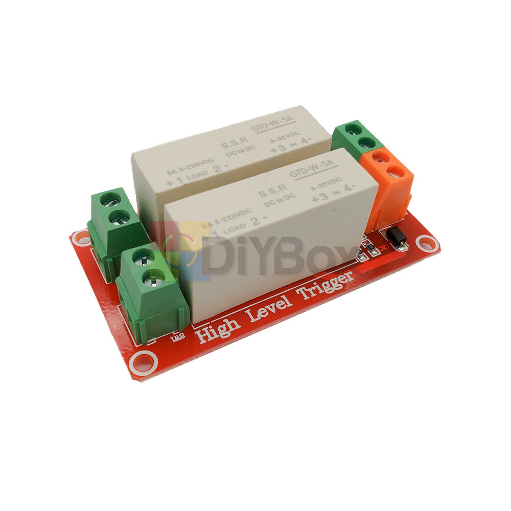 5A 2/4/8 Channel High Level Trigger DC-DC Solid State Relay Module