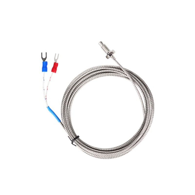 K E Type Thermocouple Probe Thermistor Sensor Probe High Temperature Sensor M6M8